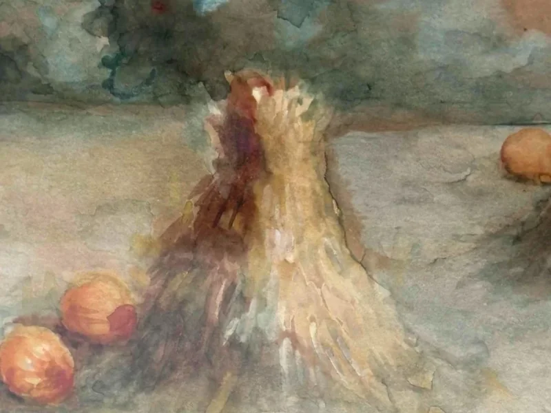 1854-Marie Osthaus Griffith - Paesaggio autunnale